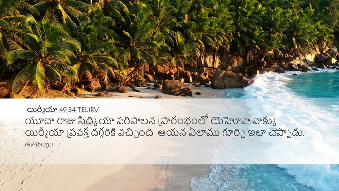 యిర్మీయా 49:34 TELIRV Bible Verse Image