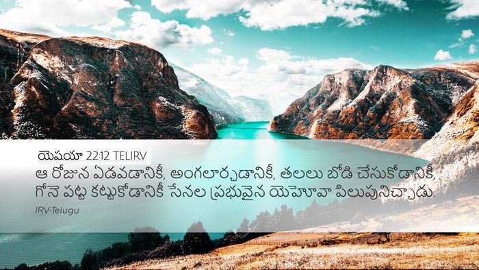 యెషయా 22:12 TELIRV Bible Verse Image