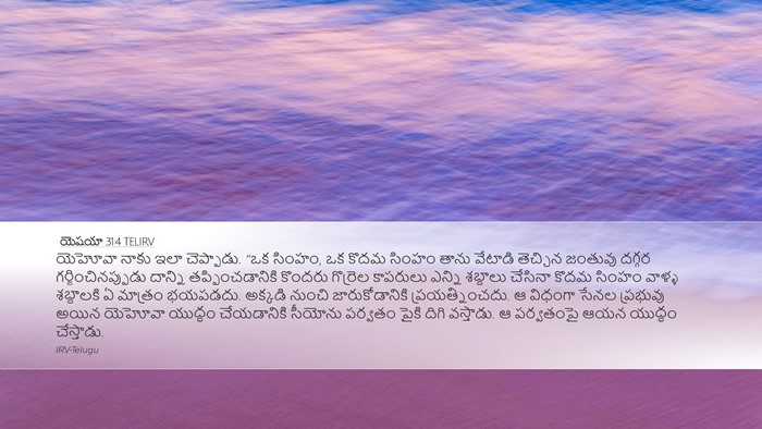 యెషయా 31:4 TELIRV Bible Verse Image