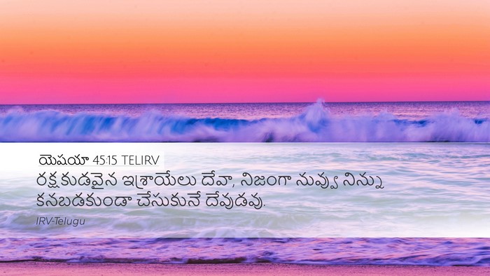 యెషయా 45:15 TELIRV Bible Verse Image
