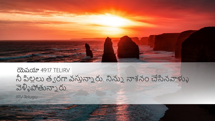 యెషయా 49:17 TELIRV Bible Verse Image