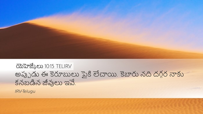 యెహెజ్కేలు 10:15 TELIRV Bible Verse Image