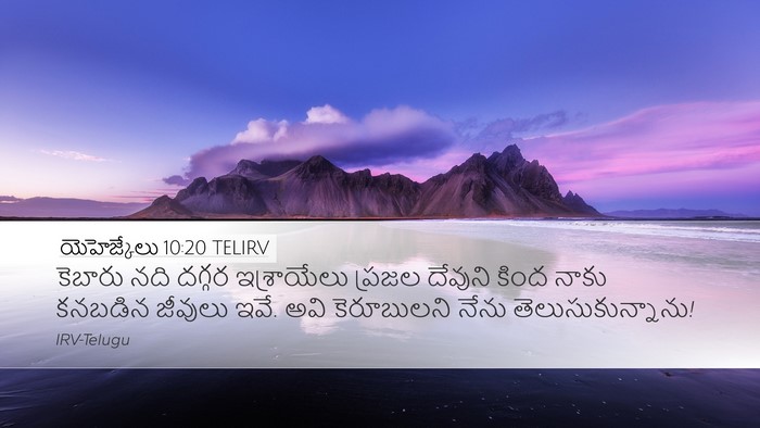 యెహెజ్కేలు 10:20 TELIRV Bible Verse Image