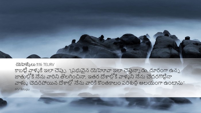 యెహెజ్కేలు 11:16 TELIRV Bible Verse Image