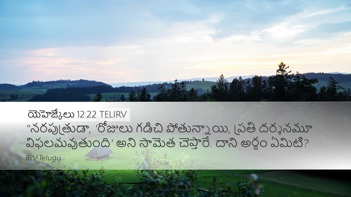 యెహెజ్కేలు 12:22 TELIRV Bible Verse Image
