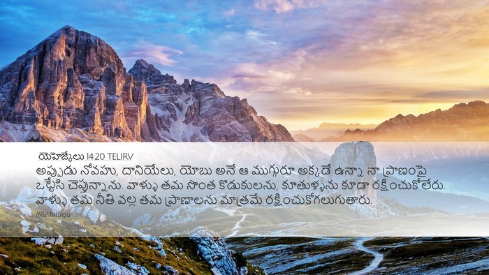 యెహెజ్కేలు 14:20 TELIRV Bible Verse Image
