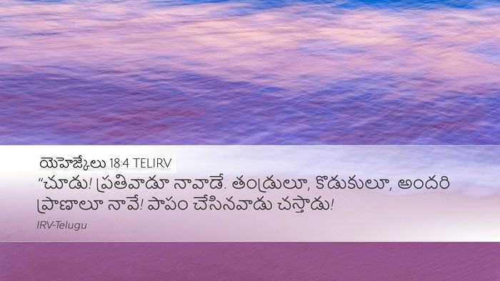 యెహెజ్కేలు 18:4 TELIRV Bible Verse Image