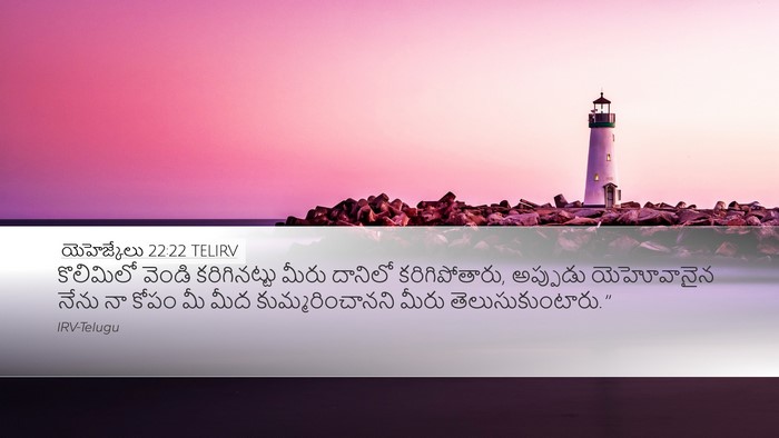 యెహెజ్కేలు 22:22 TELIRV Bible Verse Image