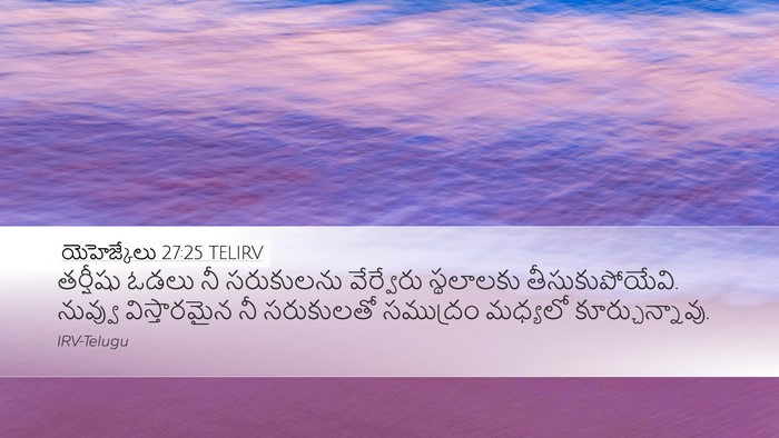 యెహెజ్కేలు 27:25 TELIRV Bible Verse Image