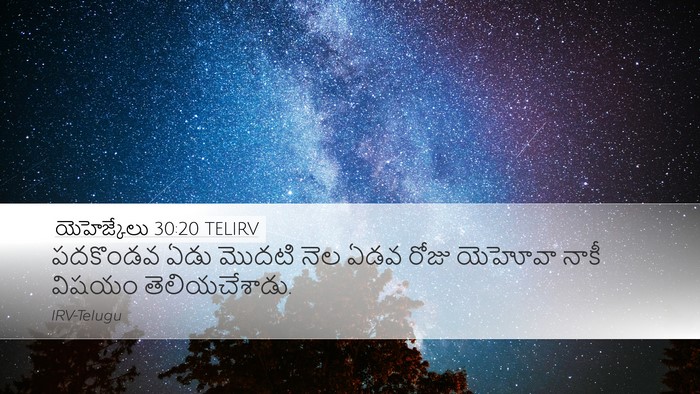 యెహెజ్కేలు 30:20 TELIRV Bible Verse Image
