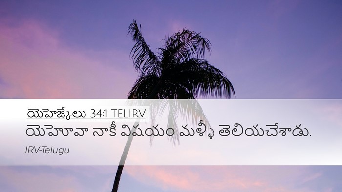 యెహెజ్కేలు 34:1 TELIRV Bible Verse Image