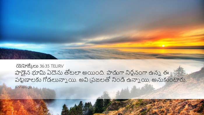 యెహెజ్కేలు 36:35 TELIRV Bible Verse Image