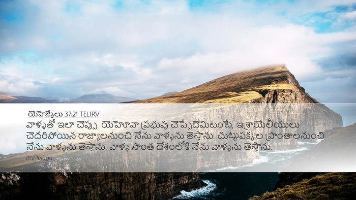 యెహెజ్కేలు 37:21 TELIRV Bible Verse Image