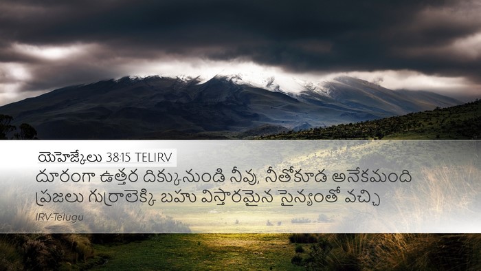 యెహెజ్కేలు 38:15 TELIRV Bible Verse Image