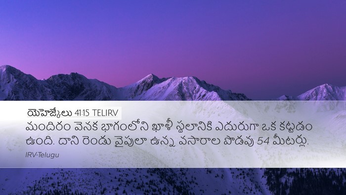యెహెజ్కేలు 41:15 TELIRV Bible Verse Image