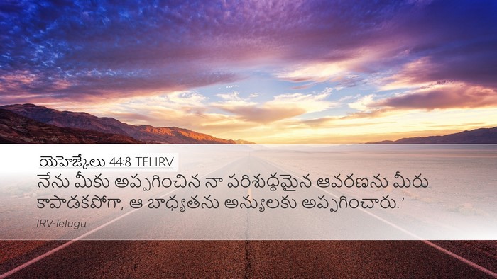 యెహెజ్కేలు 44:8 TELIRV Bible Verse Image