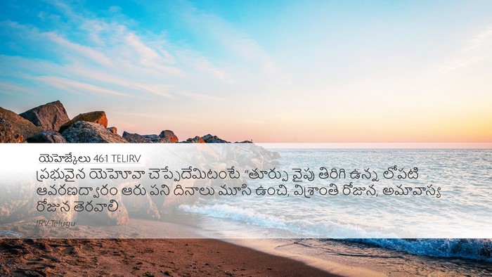 యెహెజ్కేలు 46:1 TELIRV Bible Verse Image
