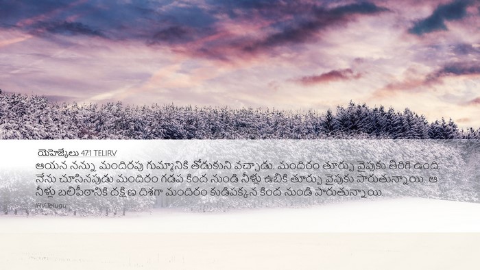 యెహెజ్కేలు 47:1 TELIRV Bible Verse Image