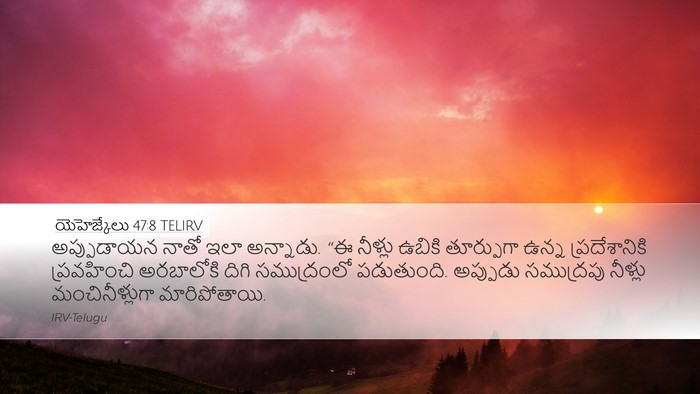 యెహెజ్కేలు 47:8 TELIRV Bible Verse Image