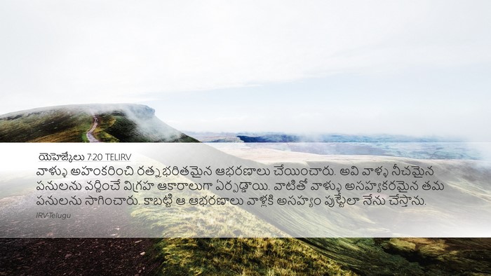 యెహెజ్కేలు 7:20 TELIRV Bible Verse Image