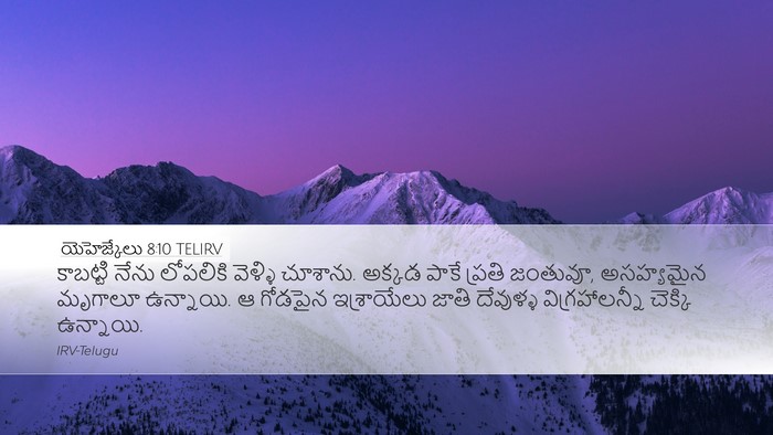 యెహెజ్కేలు 8:10 TELIRV Bible Verse Image