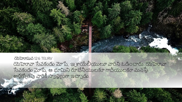 యెహోషువ 12:6 TELIRV Bible Verse Image