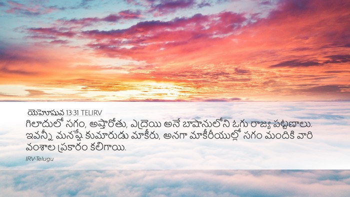 యెహోషువ 13:31 TELIRV Bible Verse Image