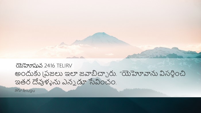 యెహోషువ 24:16 TELIRV Bible Verse Image