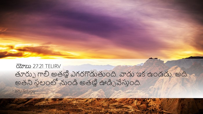 యోబు 27:21 TELIRV Bible Verse Image