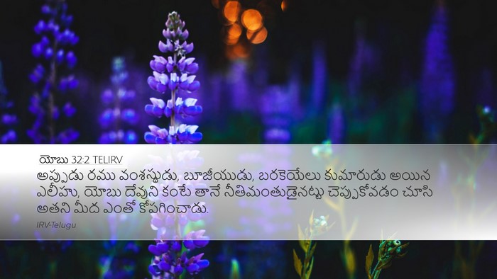 యోబు 32:2 TELIRV Bible Verse Image
