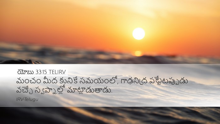 యోబు 33:15 TELIRV Bible Verse Image
