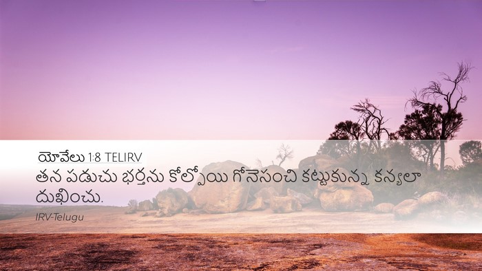 యోవేలు 1:8 TELIRV Bible Verse Image
