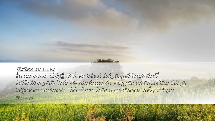 యోవేలు 3:17 TELIRV Bible Verse Image
