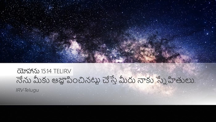 యోహాను 15:14 TELIRV Bible Verse Image