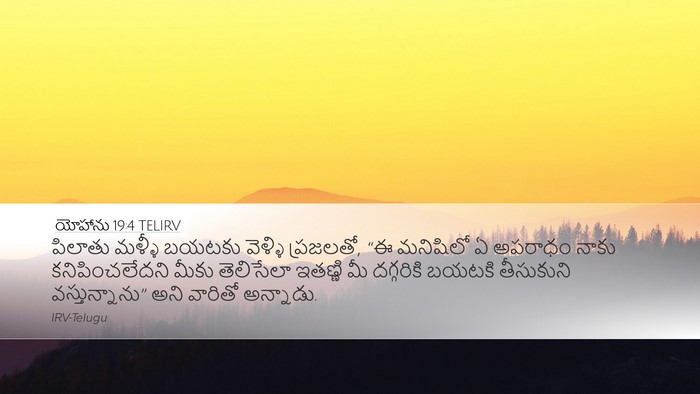 యోహాను 19:4 TELIRV Bible Verse Image