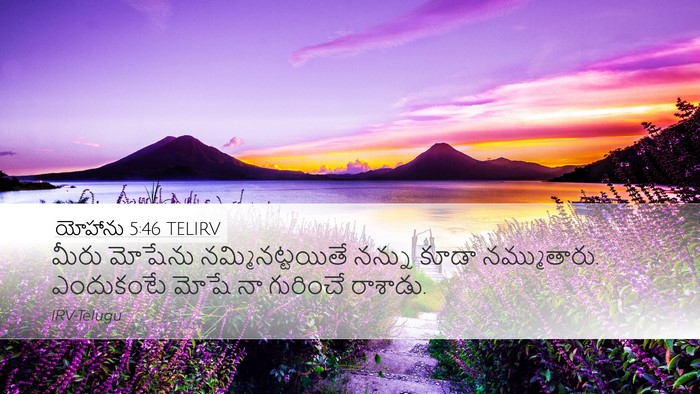 యోహాను 5:46 TELIRV Bible Verse Image