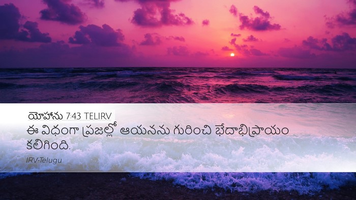 యోహాను 7:43 TELIRV Bible Verse Image