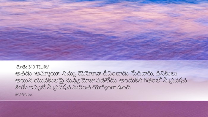 రూతు 3:10 TELIRV Bible Verse Image