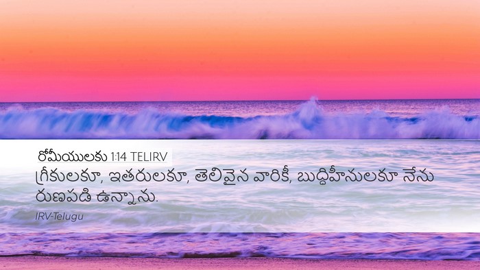 రోమీయులకు 1:14 TELIRV Bible Verse Image