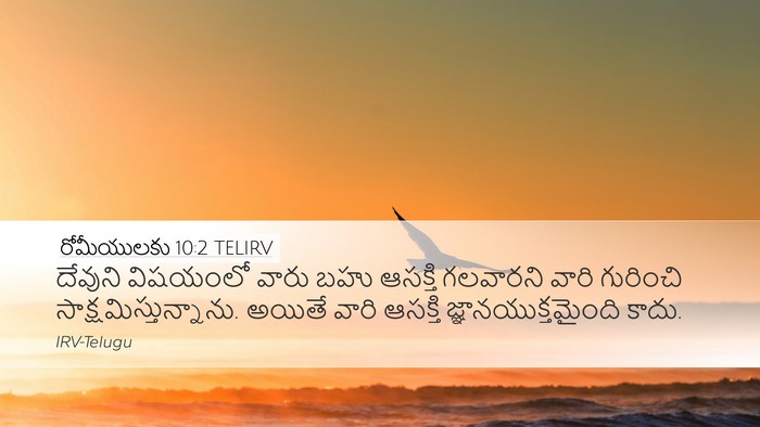 రోమీయులకు 10:2 TELIRV Bible Verse Image