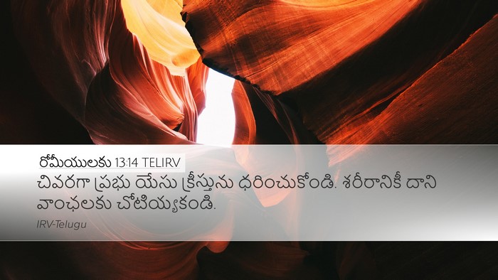 రోమీయులకు 13:14 TELIRV Bible Verse Image