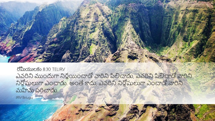 రోమీయులకు 8:30 TELIRV Bible Verse Image