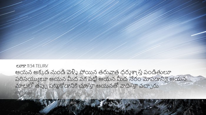 లూకా 11:54 TELIRV Bible Verse Image