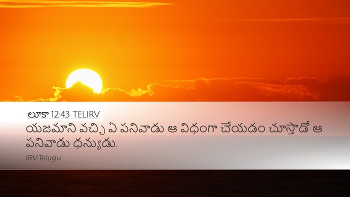 లూకా 12:43 TELIRV Bible Verse Image
