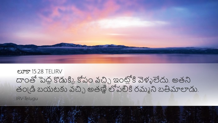 లూకా 15:28 TELIRV Bible Verse Image