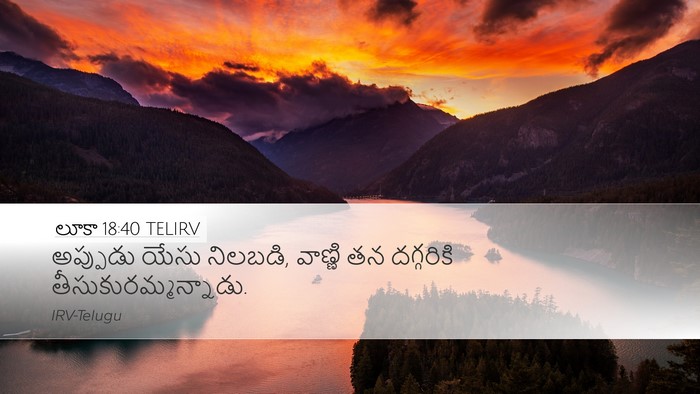 లూకా 18:40 TELIRV Desktop Wallpaper - అప్పుడు యేసు - Desktop Bible Verse Wallpaper