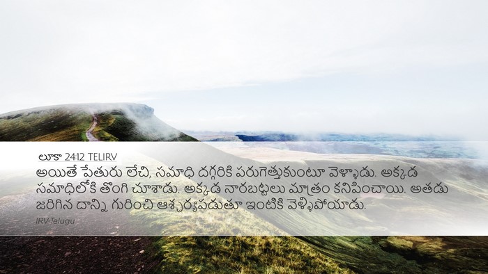 లూకా 24:12 TELIRV Bible Verse Image