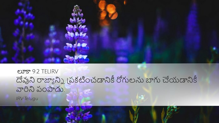 లూకా 9:2 TELIRV Bible Verse Image