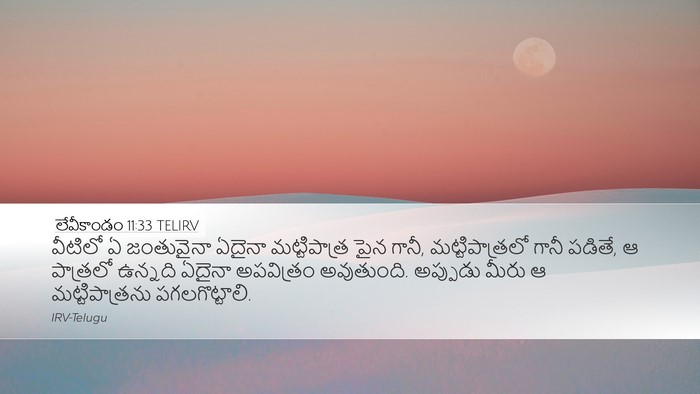 లేవీకాండం 11:33 TELIRV Bible Verse Image