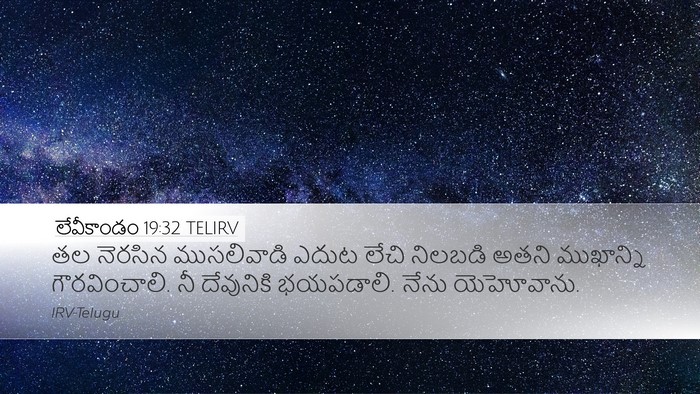 లేవీకాండం 19:32 TELIRV Bible Verse Image
